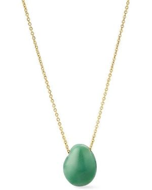 Ana Luisa Pendant Pebble Mini Necklace - White