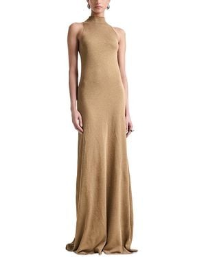 Altuzarra Mitzi Mock Neck Dress - Natural