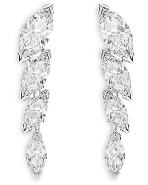 Swarovski Mesmera Stone Drop Earrings - White
