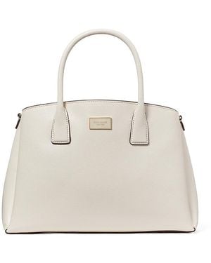 Kate Spade Serena Saffiano Leather Satchel - Natural