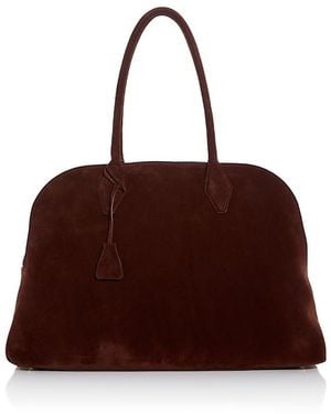 Reformation Oversized Seraphina Suede Tote - Brown