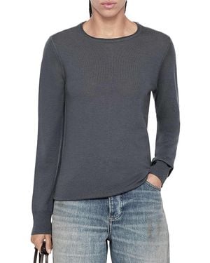 AllSaints Coyte Wool Crewneck Sweater - Gray