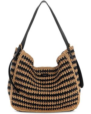 Rag & Bone River Large Crochet Tote - Metallic
