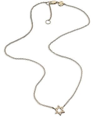 Jennifer Zeuner Mazel Star Of David Pendant Necklace, 15-16 - White