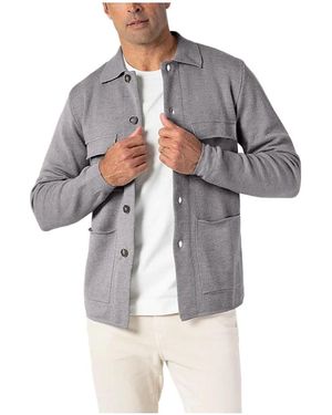 Robert Talbott Landon Sweater Jacket - Gray