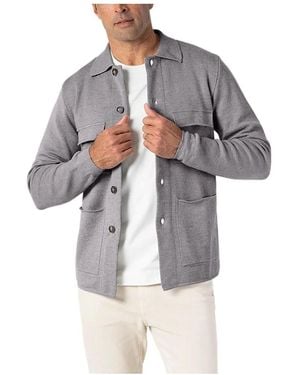 Robert Talbott Landon Sweater Jacket - Gray