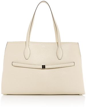 TOTEME Lounge Leather Tote - Natural