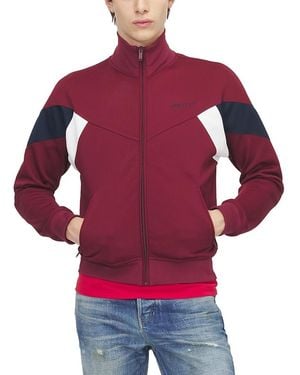 McQueen Technical Color Block Track Jacket - Red