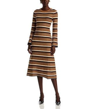 Tahari The Cammie Stripe Dress - Multicolor