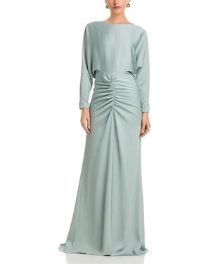 Amsale Dolman Sleeve Gown - Green