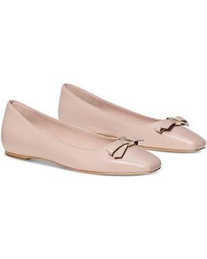 Kate Spade Deco Bow Ballet Flats - Pink