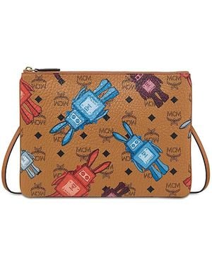 MCM Aren Visetos Flat Pouch - Multicolor