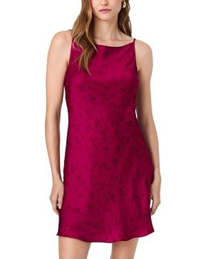 French Connection Oona Satin Celest Dress - Red