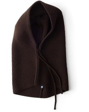 Prada Wool And Cashmere Knit Hood - Black