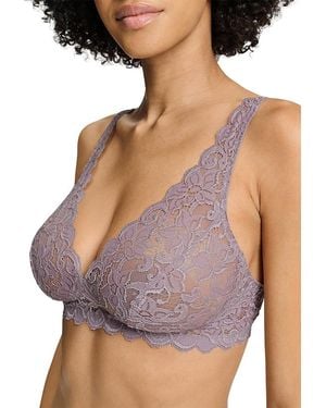 Hanro Luxury Moments All Lace Soft Cup Bra - Gray