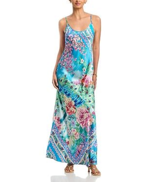 Johnny Was Gigianna Slip Dress - Blue