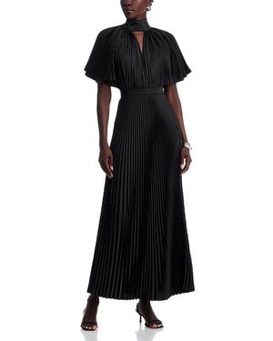 L'idée Anais Split Gown - Black