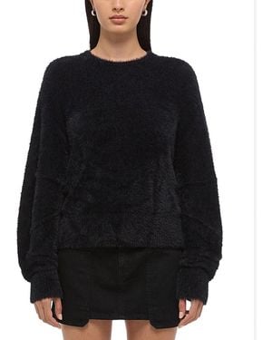 Helmut Lang Apex Oversized Eyelash Sweater - Black