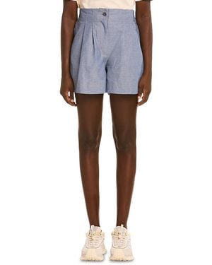 Moncler Pleated Shorts - Blue
