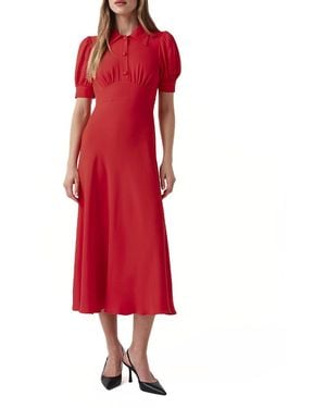 Ghost Wilma Collared Midi Shirt Dress