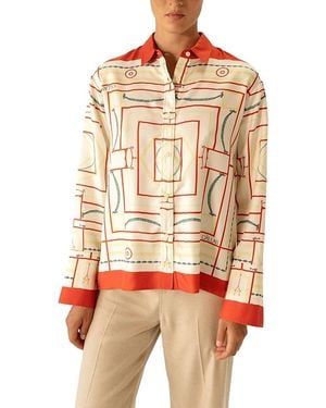 Callas Milano Paulina Silk Print Shirt - Multicolor