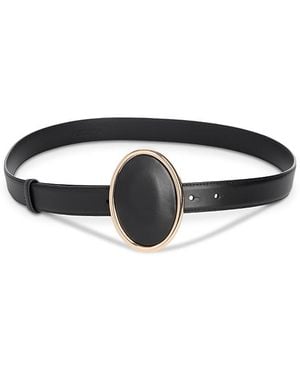Altuzarra Eclipse Leather Belt - Black
