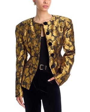 Ronny Kobo Wanda Metallic Jacquard Blazer