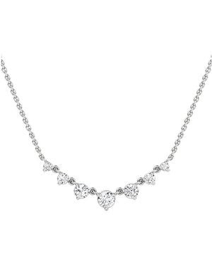 Vrai Petite Linked Tennis Necklace - Metallic