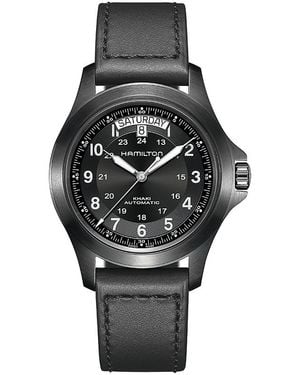 Hamilton Khaki Field King Watch, 40Mm - Gray