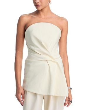 Kate Barton Kate Draped Top - White