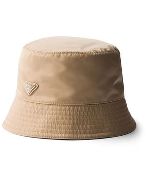Prada Re-Nylon Bucket Hat - Natural