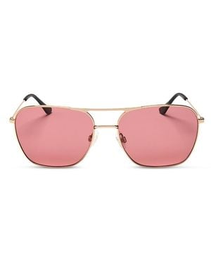 CADDIS Hooper Square Sunglasses, 52Mm - Pink