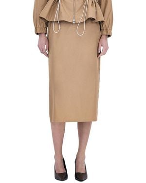 AYA MUSE Tala Pencil Skirt - Natural