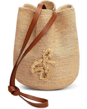 Ruslan Baginskiy Convertible Raffia Hat Bag - Natural