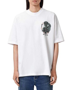 AllSaints Snakebite Tee - White
