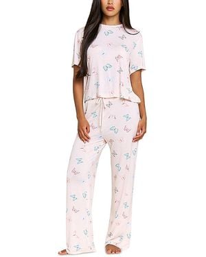 Honeydew Intimates Printed Pajama Set - Red