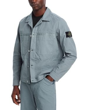 Stone Island Chore Overshirt - Blue