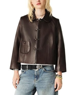 Ba&sh Milos Leather Jacket - Black