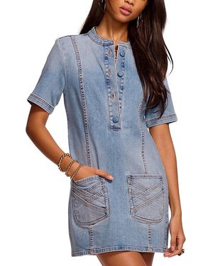Ramy Brook Skylar Braid Dress - Blue