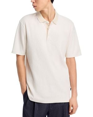 BOSS Mercerized Cotton Polo Shirt - White