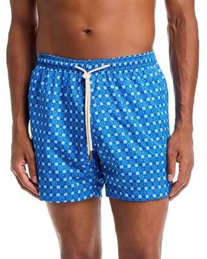Peninsula 5.5 Drawstring Swim Shorts - Blue