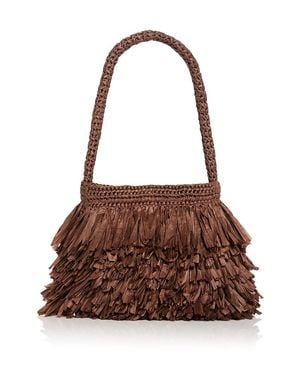 A.L.C. A. L.C. Janie Fringe Shoulder Bag - Brown