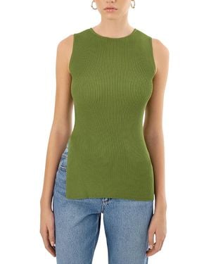 Lamarque Milou Ribbed Top - Green