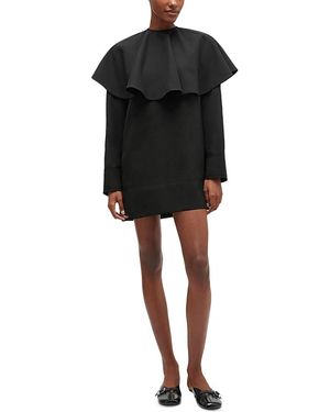 Ganni Circle Collar Dress - Black