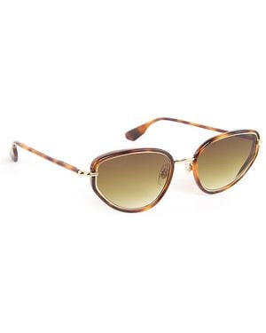 Krewe Leah Sunglasses, 55Mm - Metallic