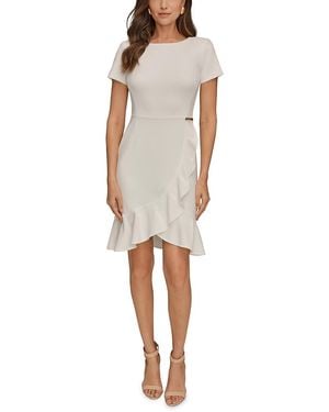 Donna Karan Sheath Dress - White