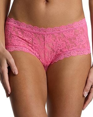Hanky Panky Signature Lace Boyshort - Pink