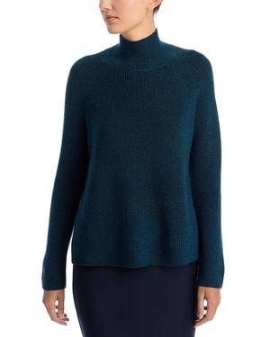 Eileen Fisher Merino Wool Turtleneck Sweater - Blue