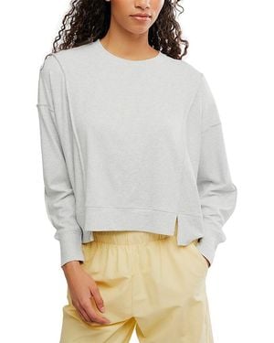 Free People All My Love Long Sleeve Tee - Gray