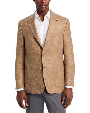 Hart Schaffner Marx New York Fit Neat Sport Coat - Natural
